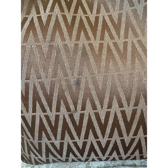 Vintage Mario Valentino Logo Printed brown Shoulder Bag gold hardware - Picture 3 of 16